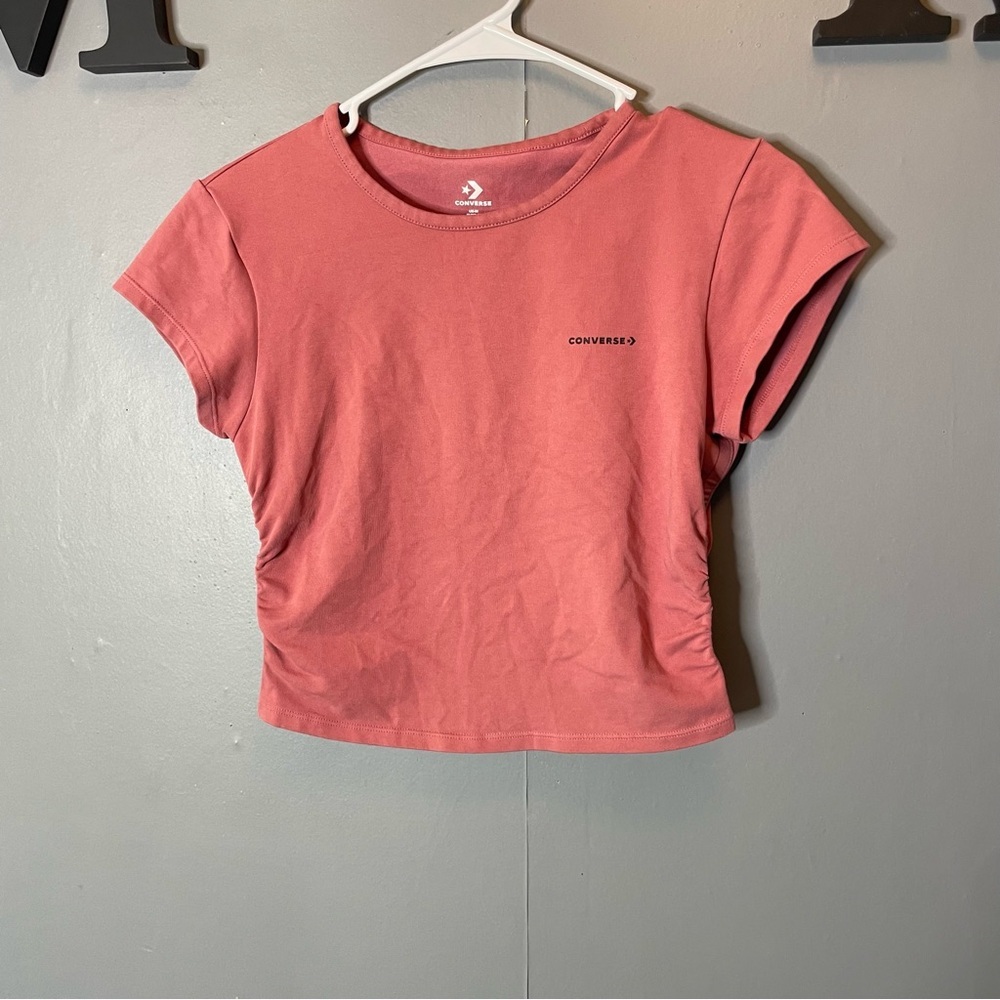 Converse‎ Women's Rose Pink Cropped Top size medium